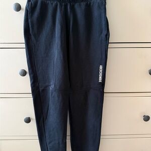 Abercrombie Kids Black and White Joggers